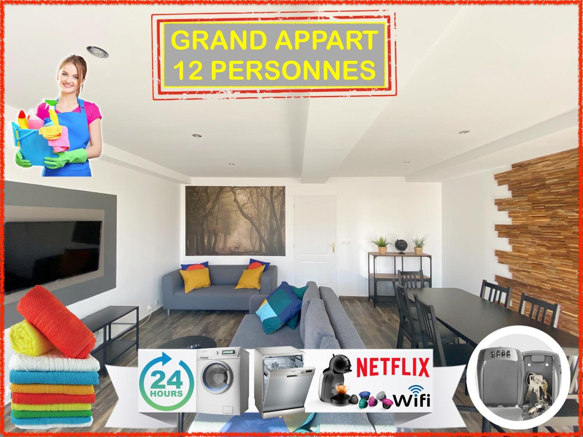 22 Chic & Cosy Grand Appart 92M2 Parking Gratuit Hypercentre Netflix Сент Етиен Екстериор снимка