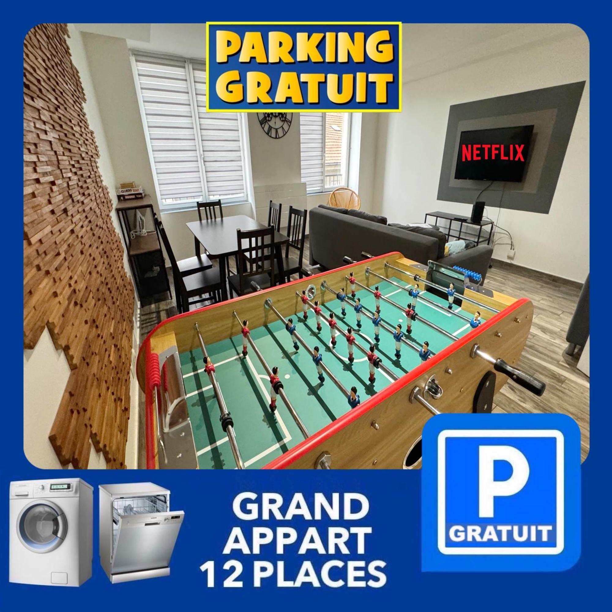 22 Chic & Cosy Grand Appart 92M2 Parking Gratuit Hypercentre Netflix Сент Етиен Екстериор снимка